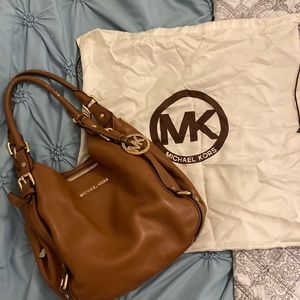 Michael Kors Brown Leather Purse Tote with dust bag